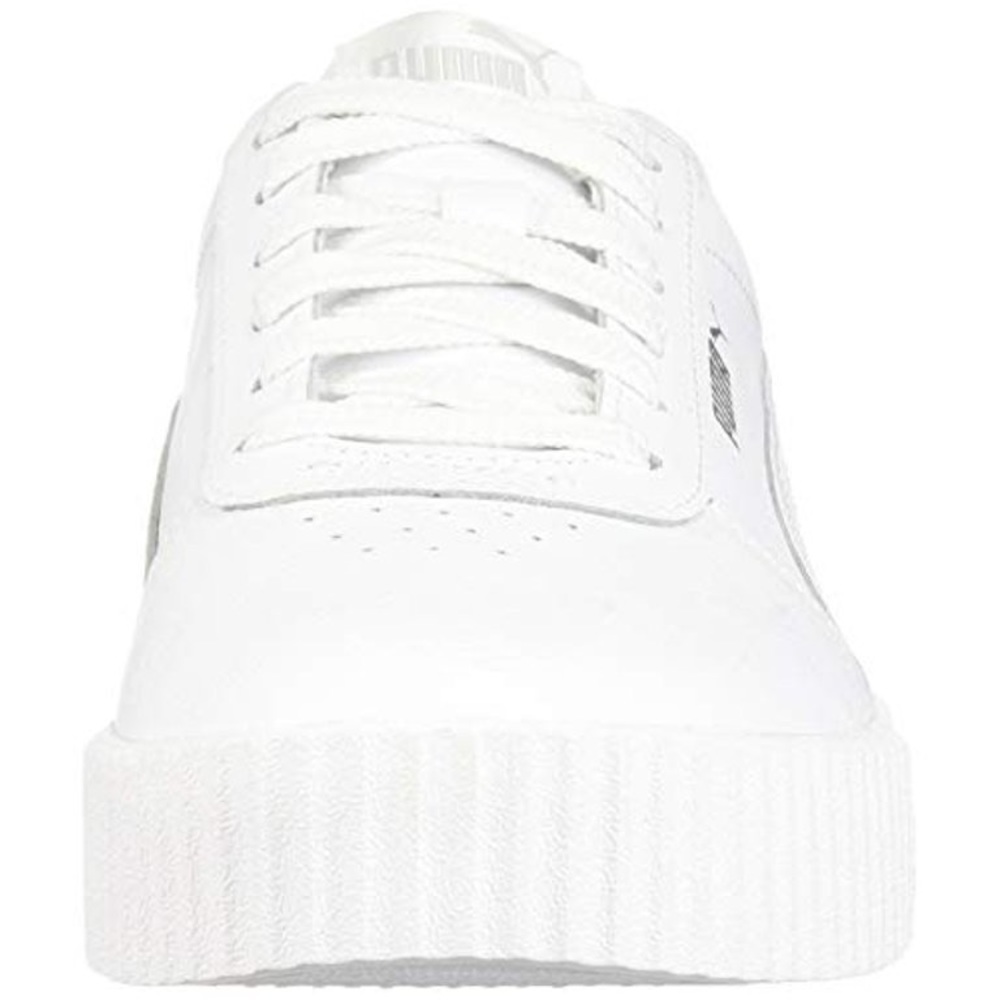 White Puma Carina Leather Women’s Sneakers - Picture 4 of 9
